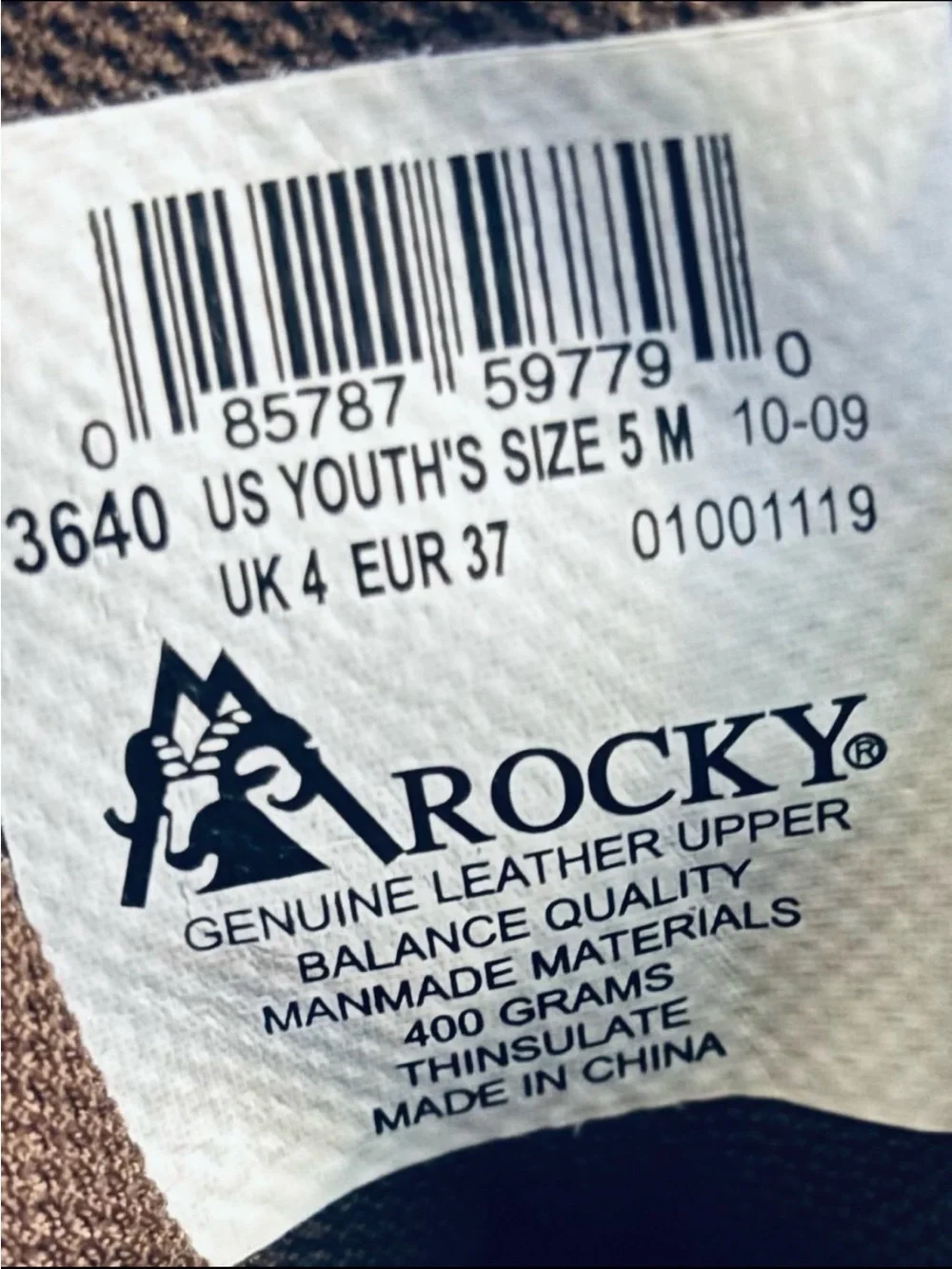 ROCKY 400g Waterproof Insulated Hunting Boots